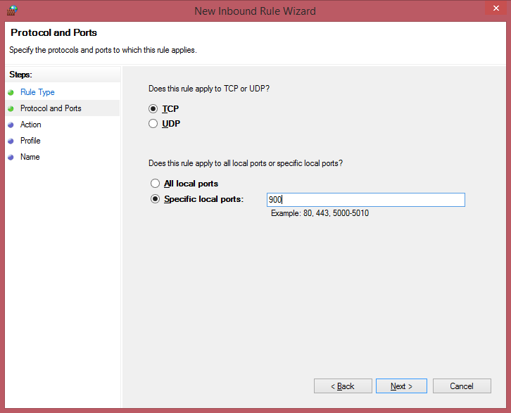 Assistant port firewall 2